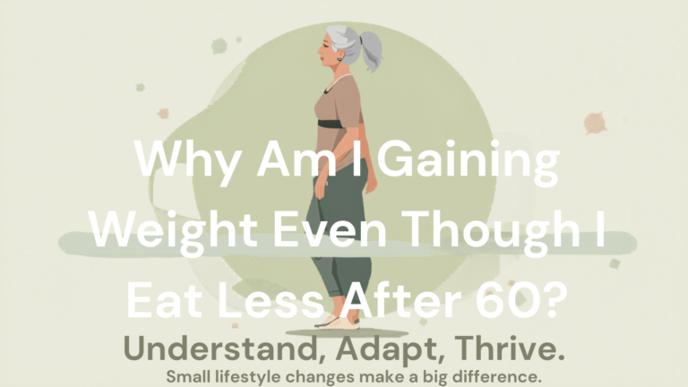 Why Am I Gaining Weight Even Though I Eat Less After 60?